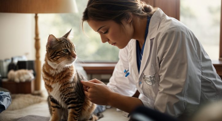 Common Cat Skin Problems That Home Vet Services Can Treat